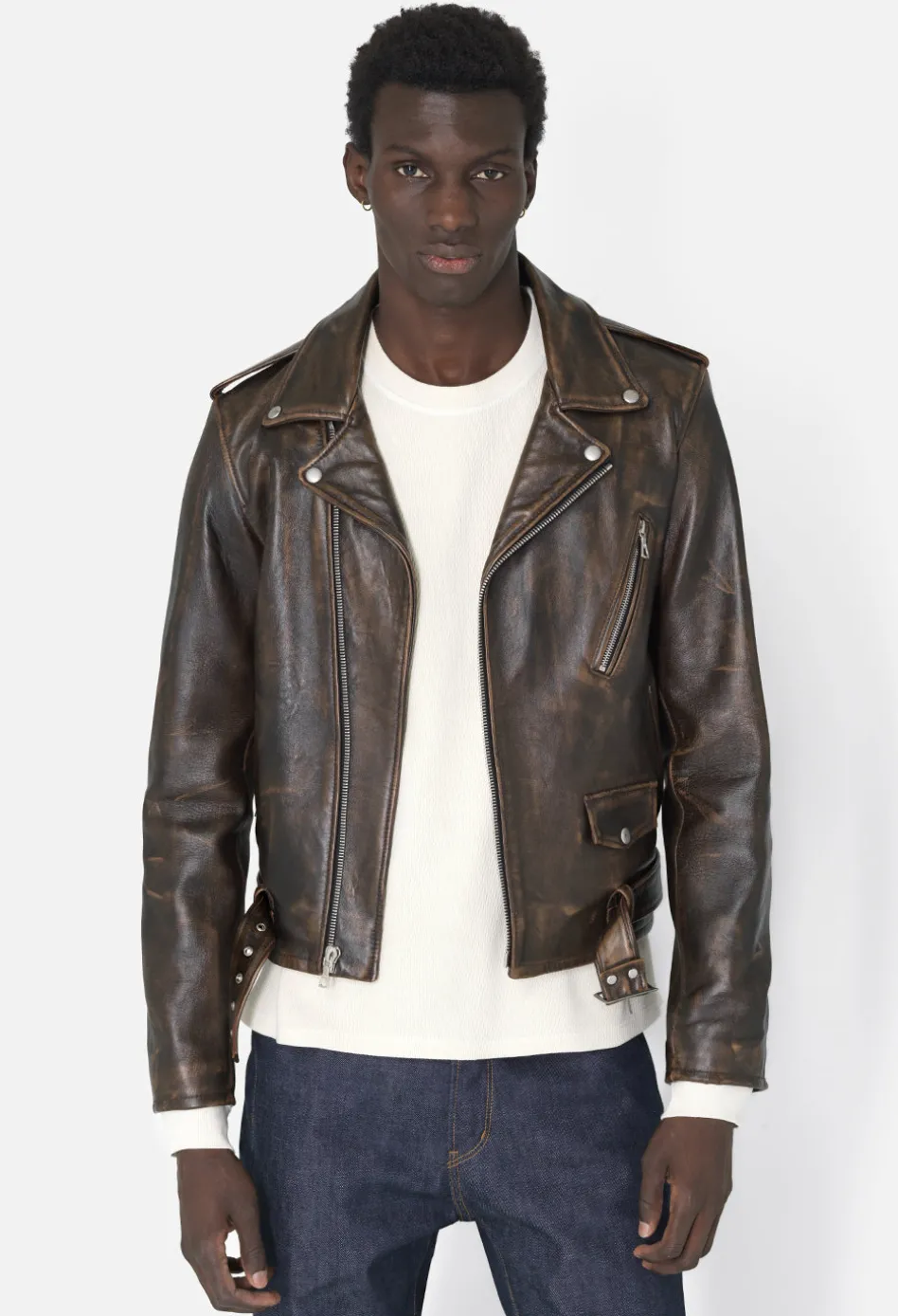 Leather Moto Jacket