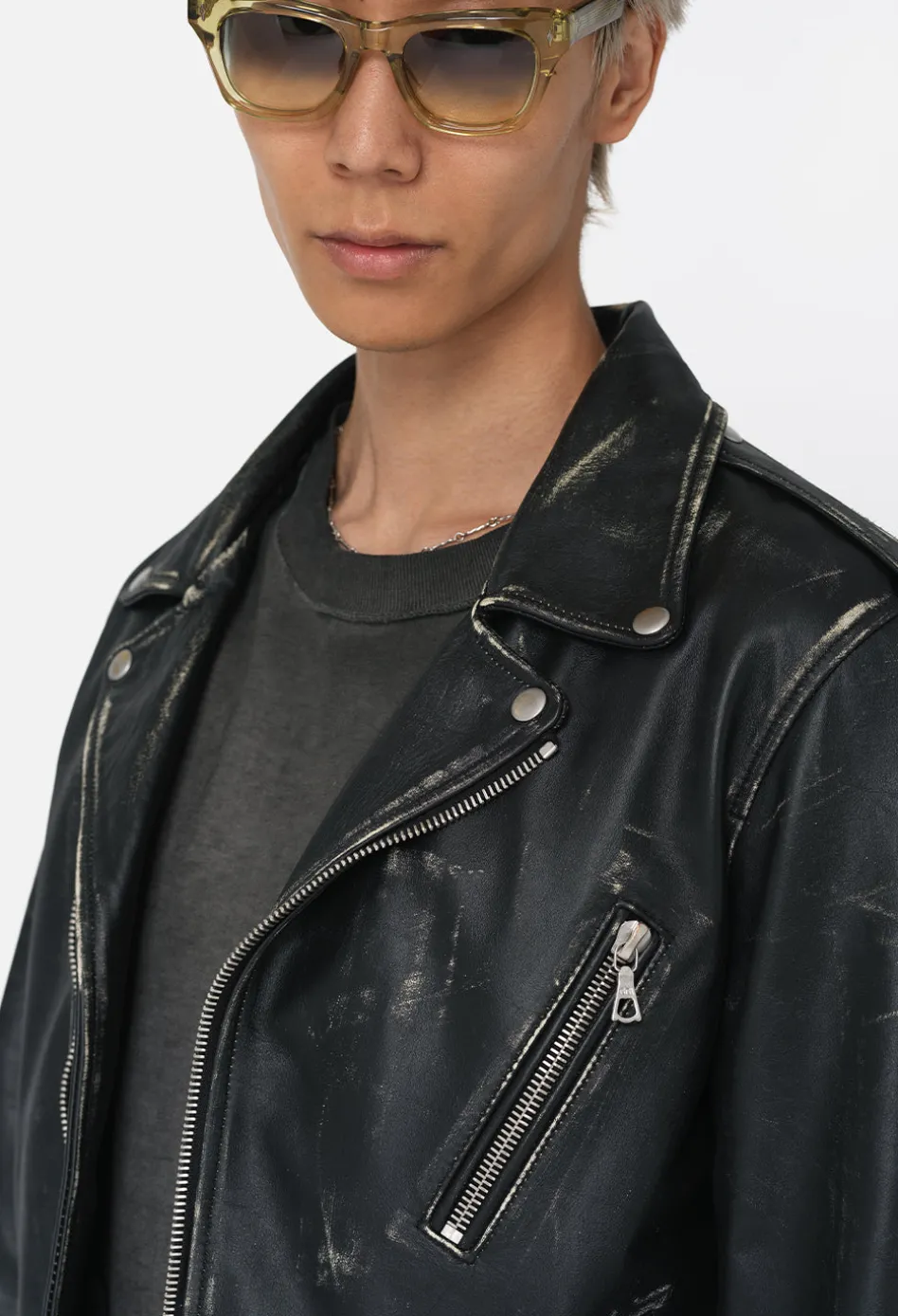 Leather Moto Jacket