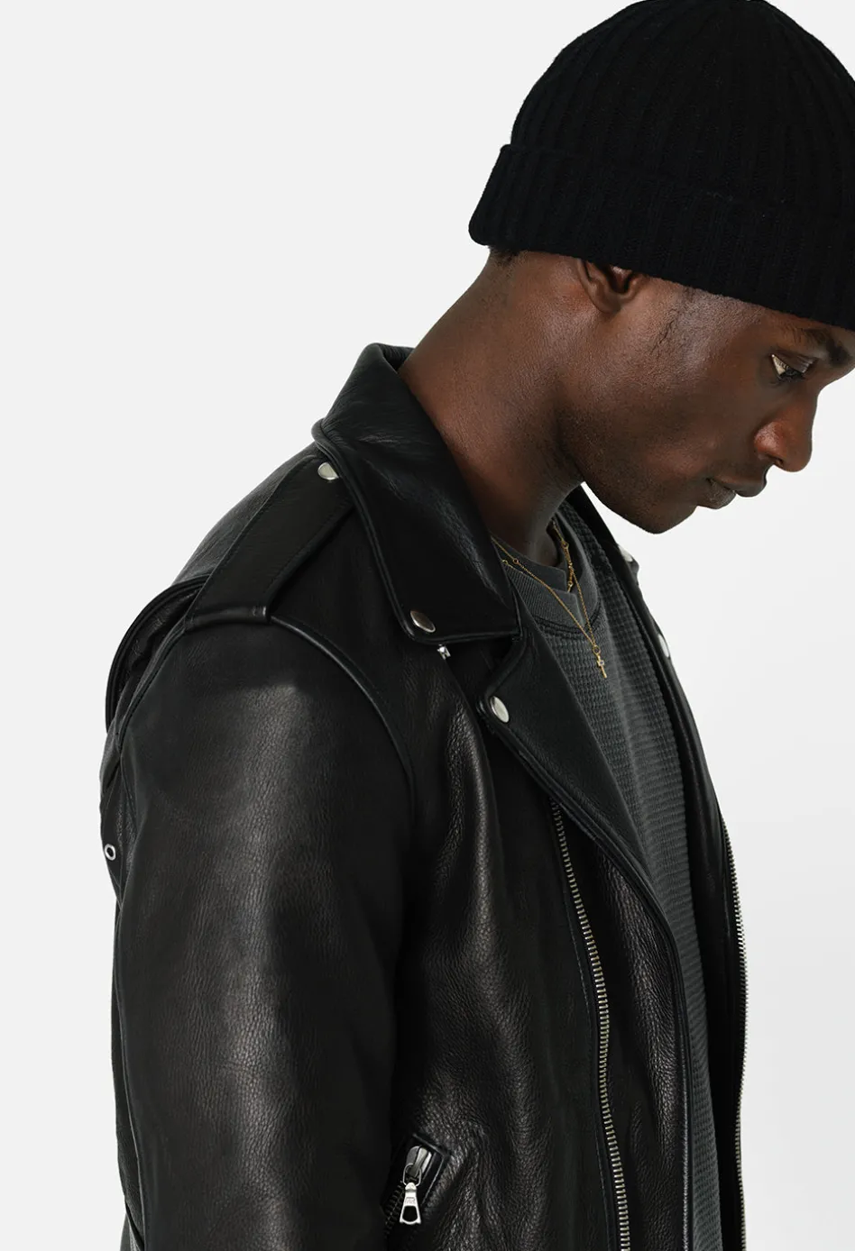 Leather Moto Jacket