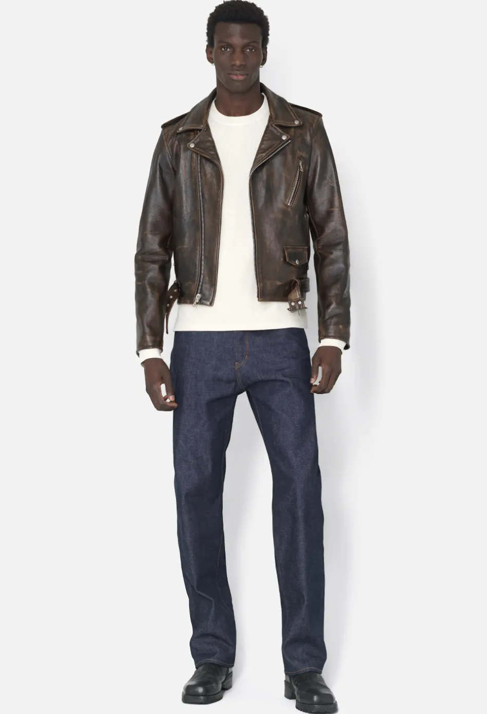 Leather Moto Jacket