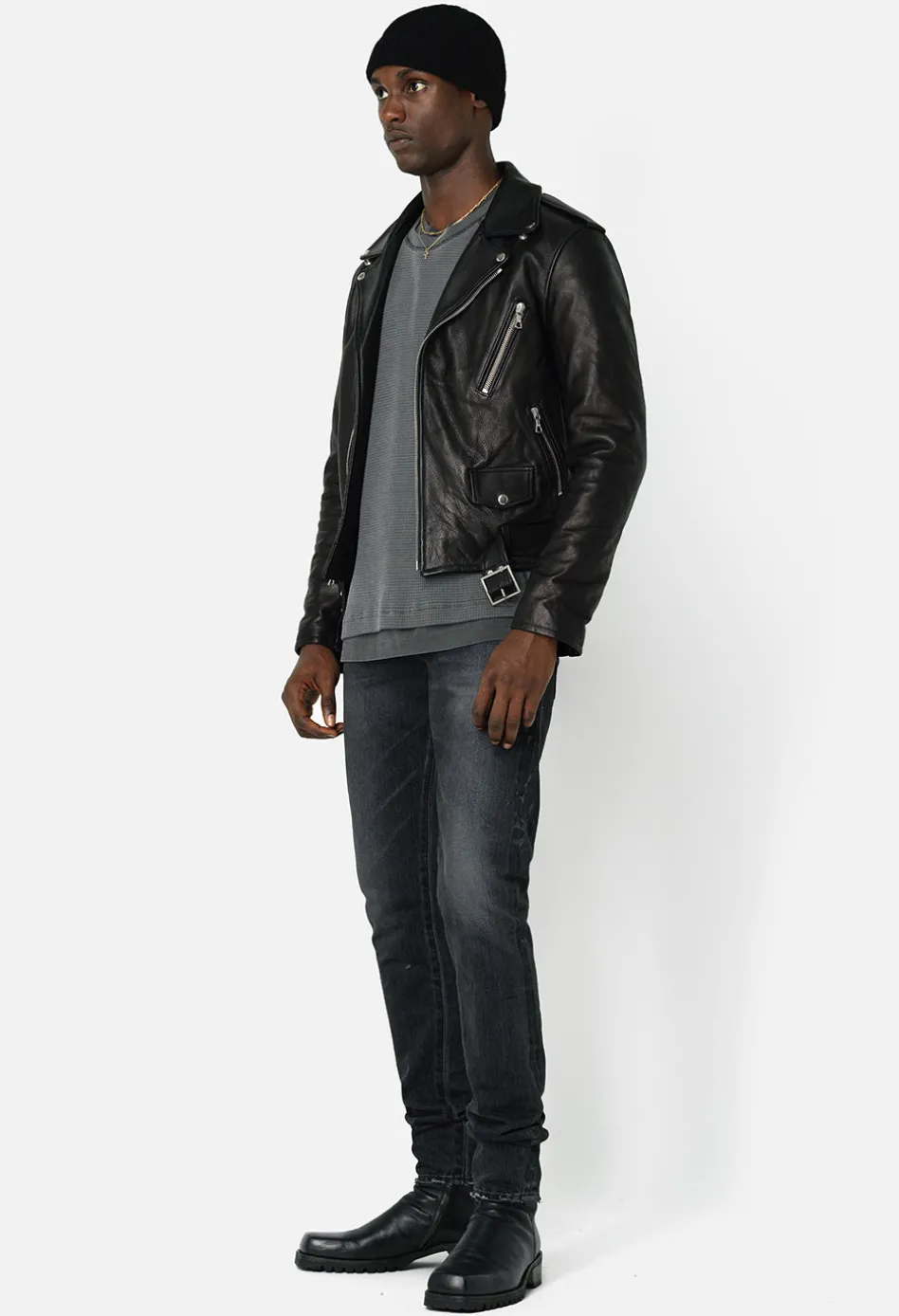 Leather Moto Jacket