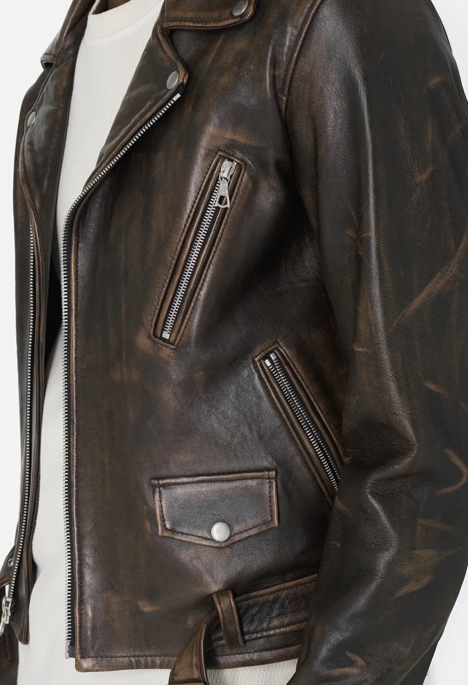 Leather Moto Jacket