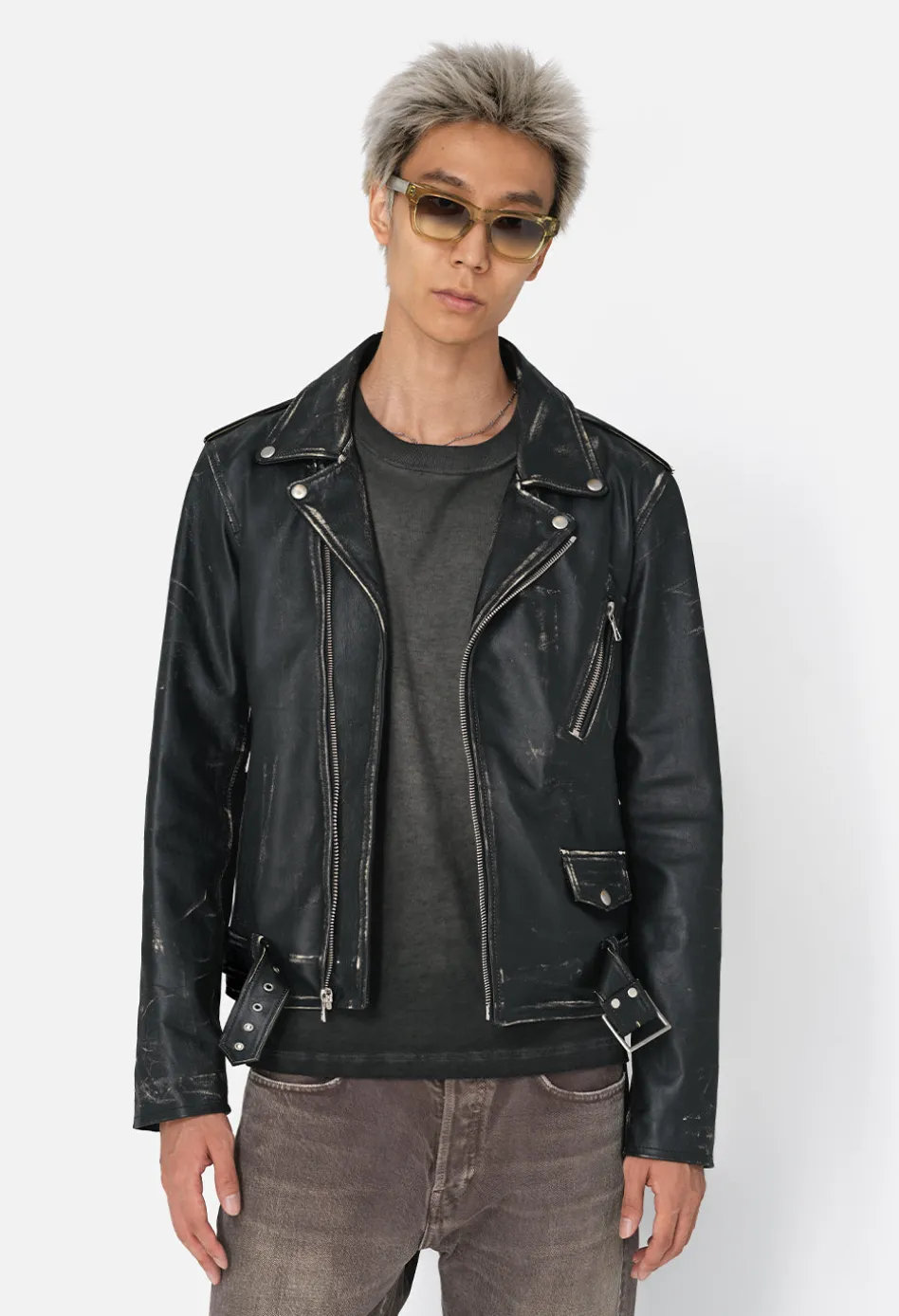 Leather Moto Jacket