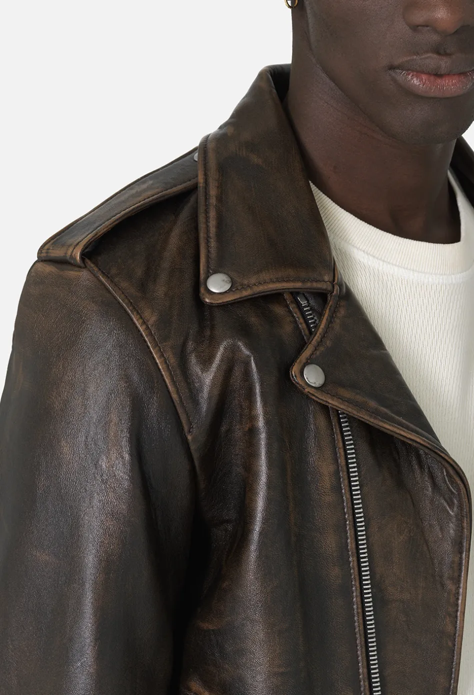 Leather Moto Jacket