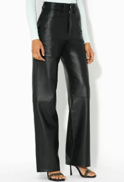 Leather Paisley High Rise Wide