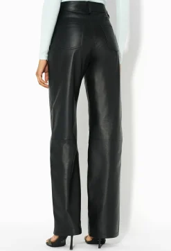 Leather Paisley High Rise Wide