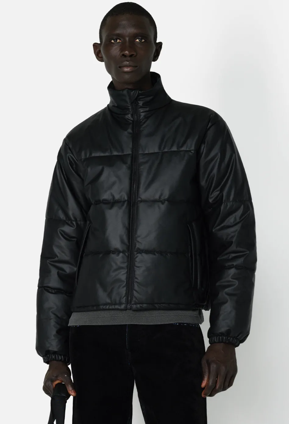 Leather Pico Puffer