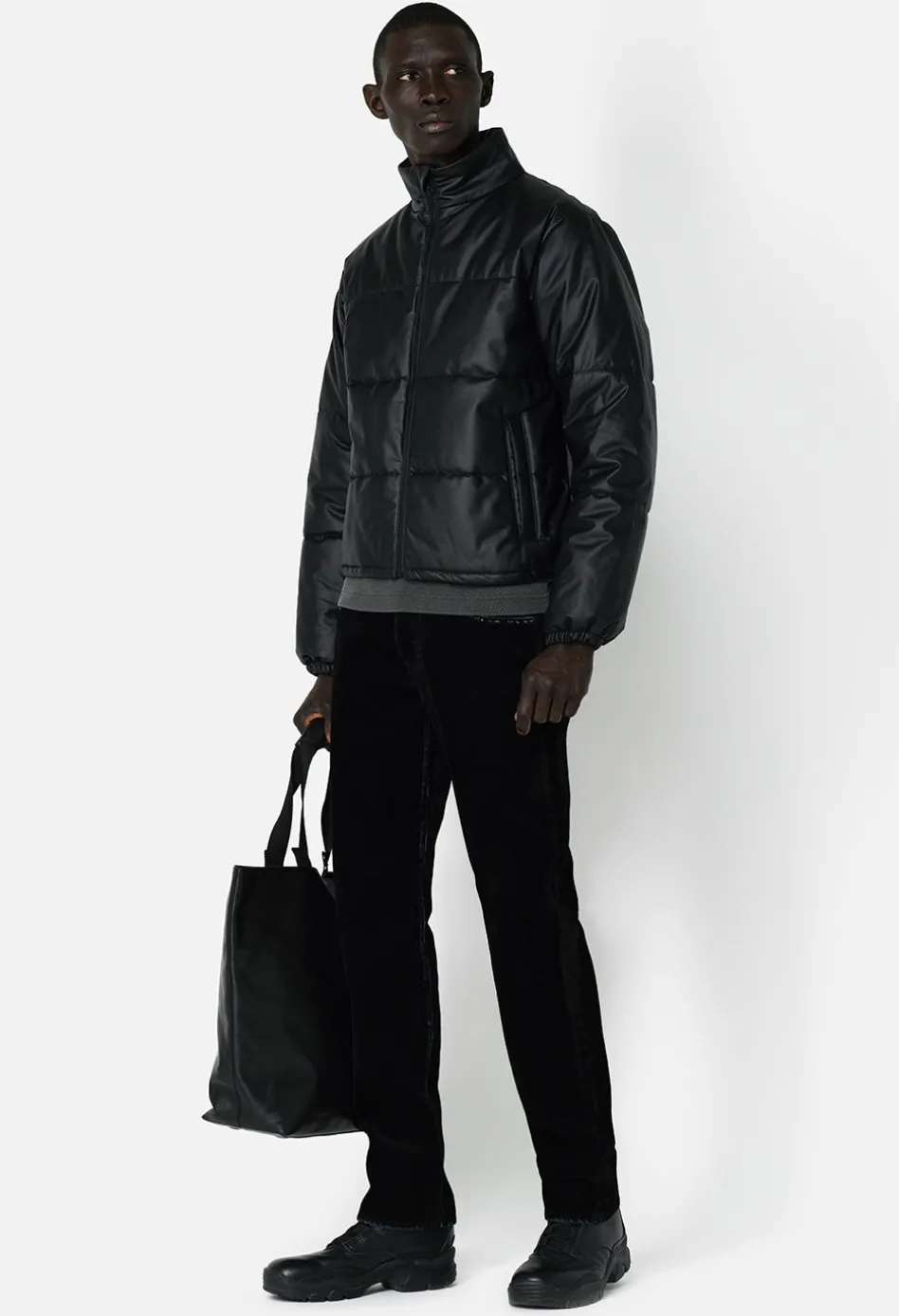 Leather Pico Puffer