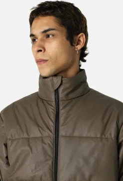 Leather Pico Puffer