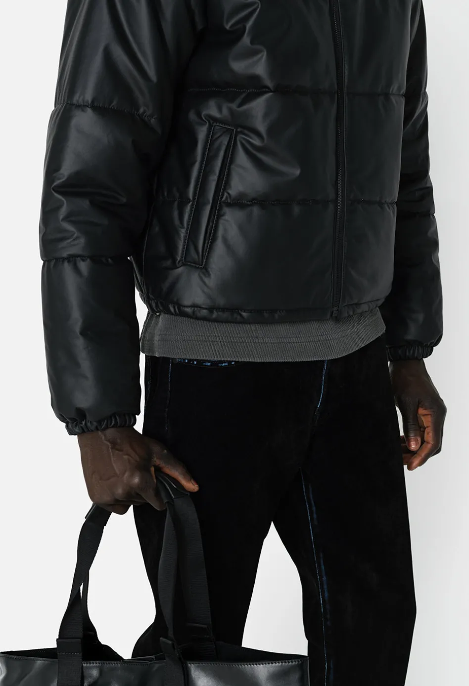 Leather Pico Puffer