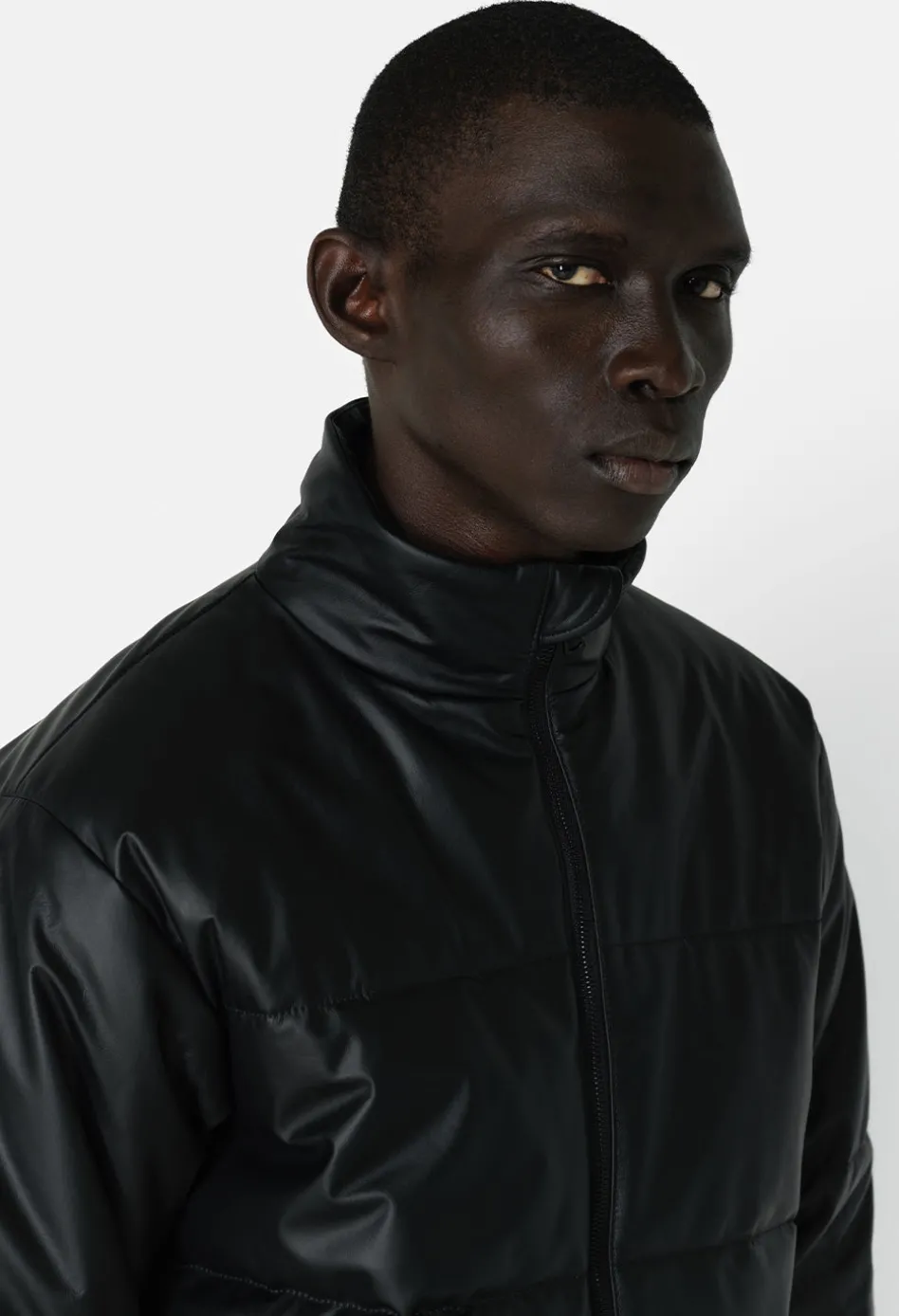 Leather Pico Puffer