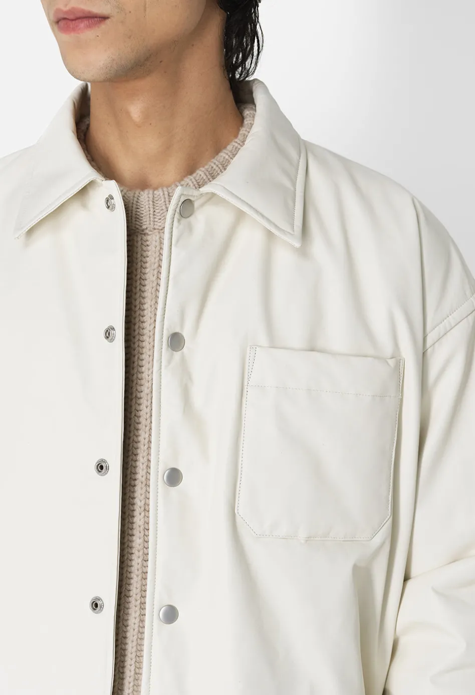 Leather Scout Overshirt