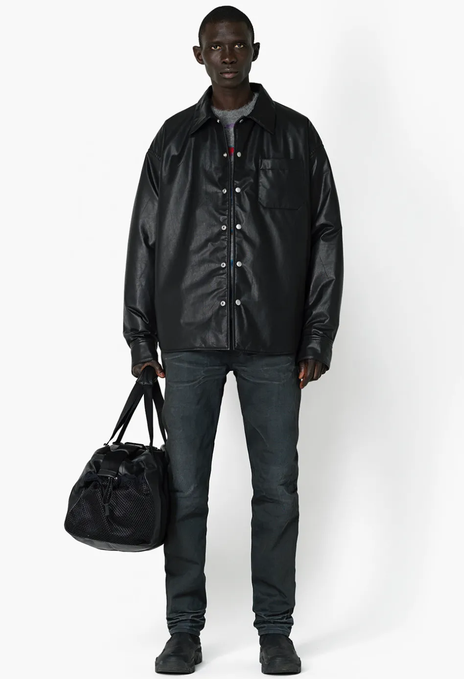 Leather Scout Overshirt