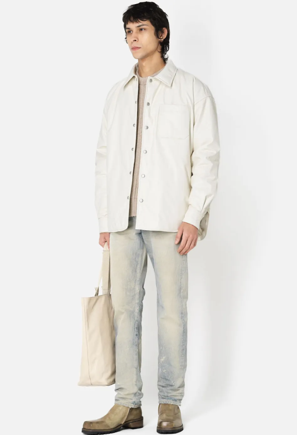 Leather Scout Overshirt