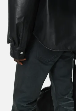 Leather Scout Overshirt