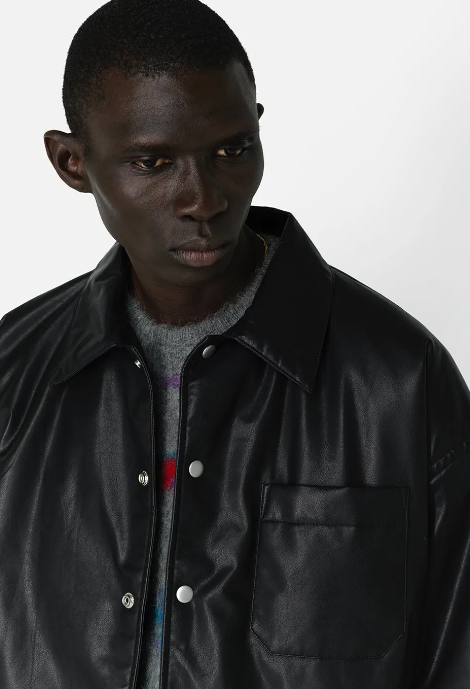 Leather Scout Overshirt