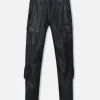 Leather Slim Tactical Cargo