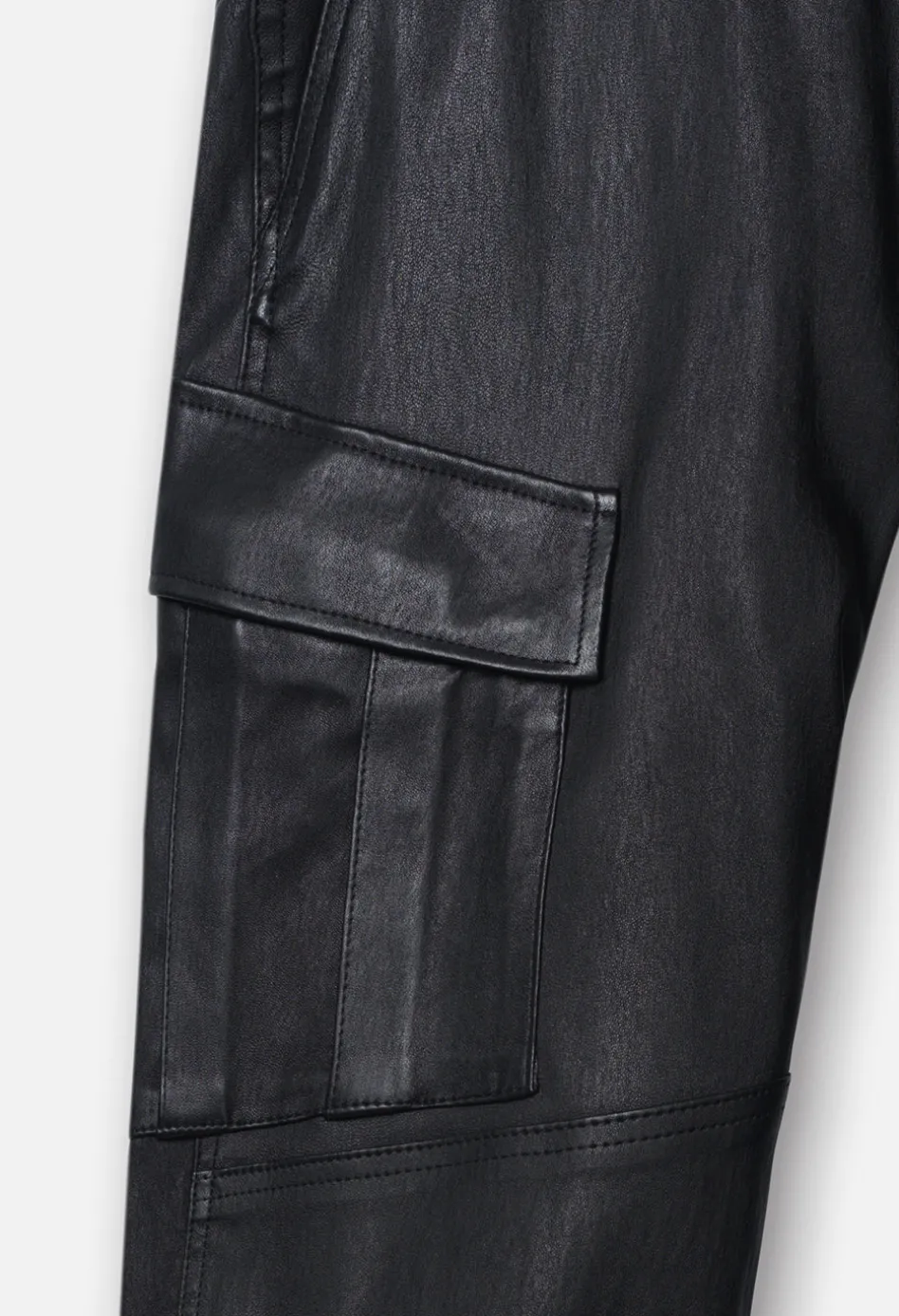 Leather Slim Tactical Cargo