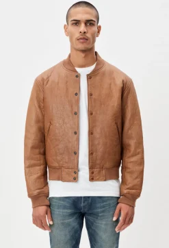 Leather Stadium Jacket