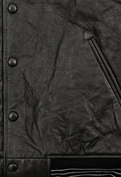 Leather Stadium Jacket