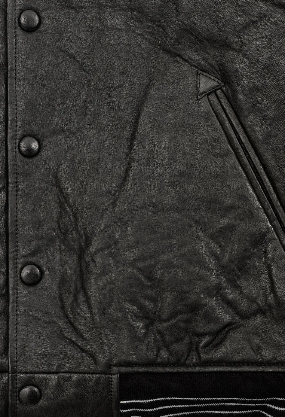 Leather Stadium Jacket