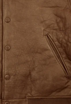 Leather Stadium Jacket