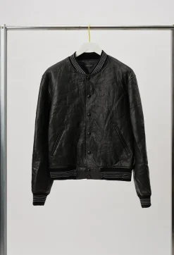 Leather Stadium Jacket