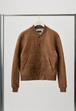 Leather Stadium Jacket
