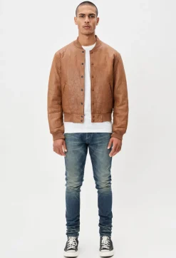 Leather Stadium Jacket