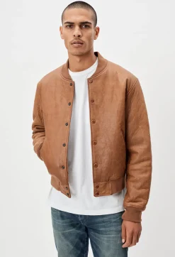 Leather Stadium Jacket