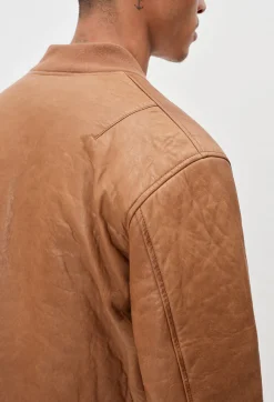 Leather Stadium Jacket