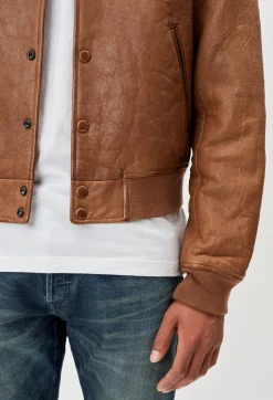 Leather Stadium Jacket