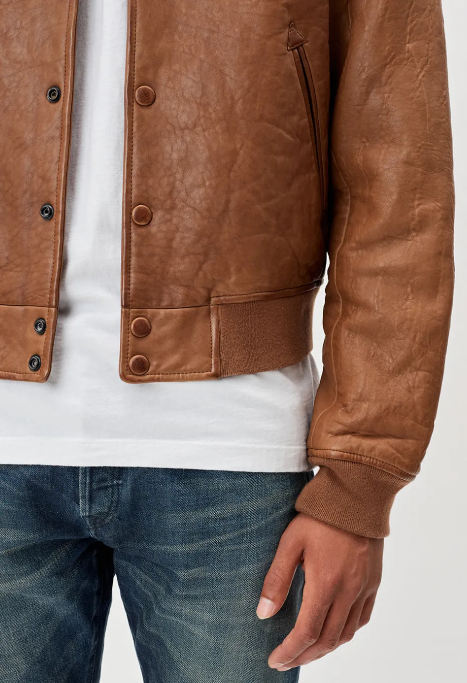 Leather Stadium Jacket