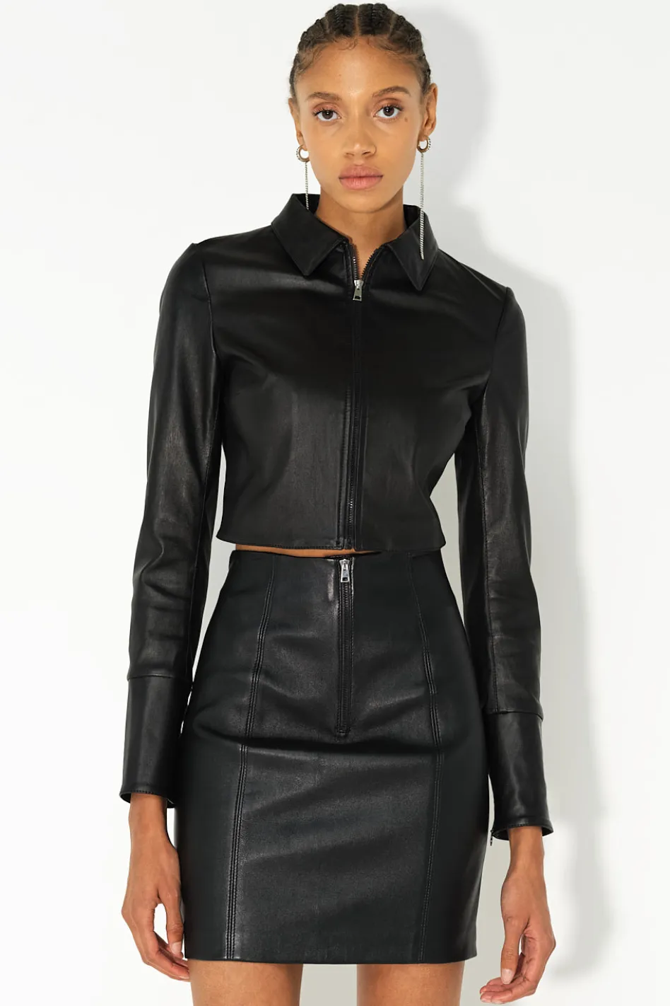 Leather Verona Cropped Jacket
