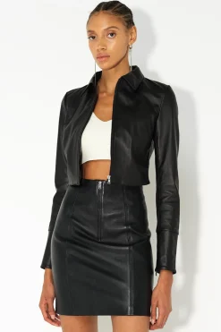 Leather Verona Cropped Jacket