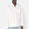 Linen Cloak Button Up