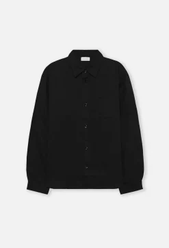 Linen Cloak Button Up