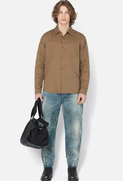 Linen Cloak Button Up
