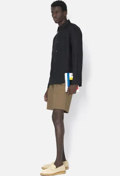 Linen Cloak Button Up