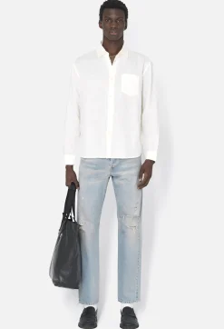 Linen Cloak Button Up