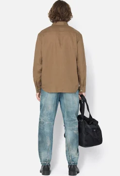 Linen Cloak Button Up