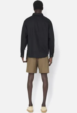 Linen Cloak Button Up