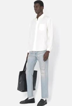 Linen Cloak Button Up
