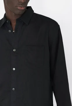 Linen Cloak Button Up