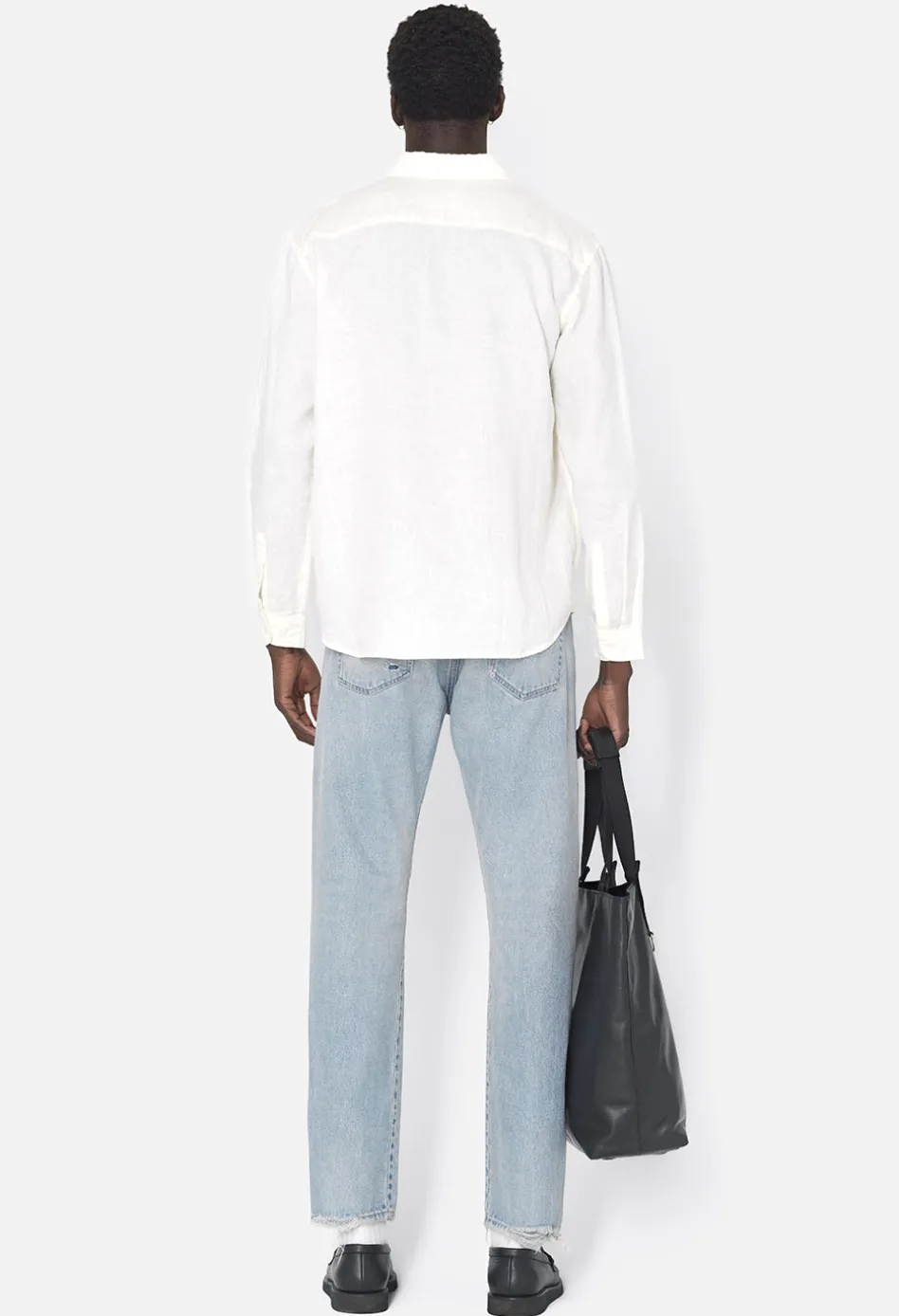 Linen Cloak Button Up
