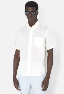 Linen SS Cloak Button Up