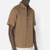 Linen SS Cloak Button Up
