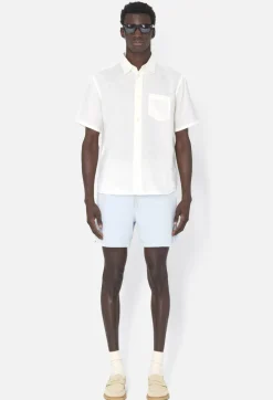 Linen SS Cloak Button Up