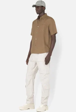 Linen SS Cloak Button Up