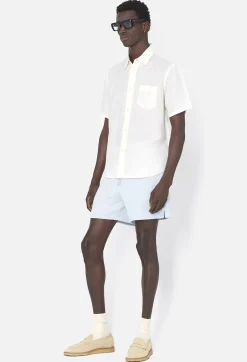 Linen SS Cloak Button Up